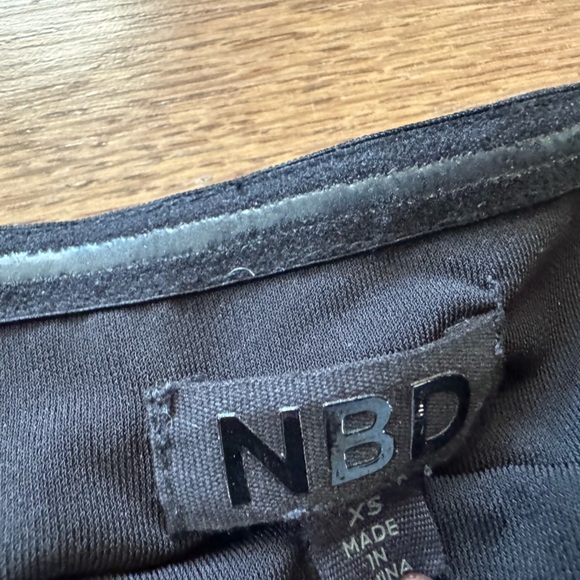 NBD Black Strapless Bodysuit - Picture 3 of 3